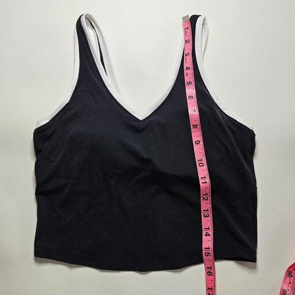 All In Motion™ Women's Everyday Soft Light Support V-Neck Cropped Sports Bra S - Picture 8 of 8